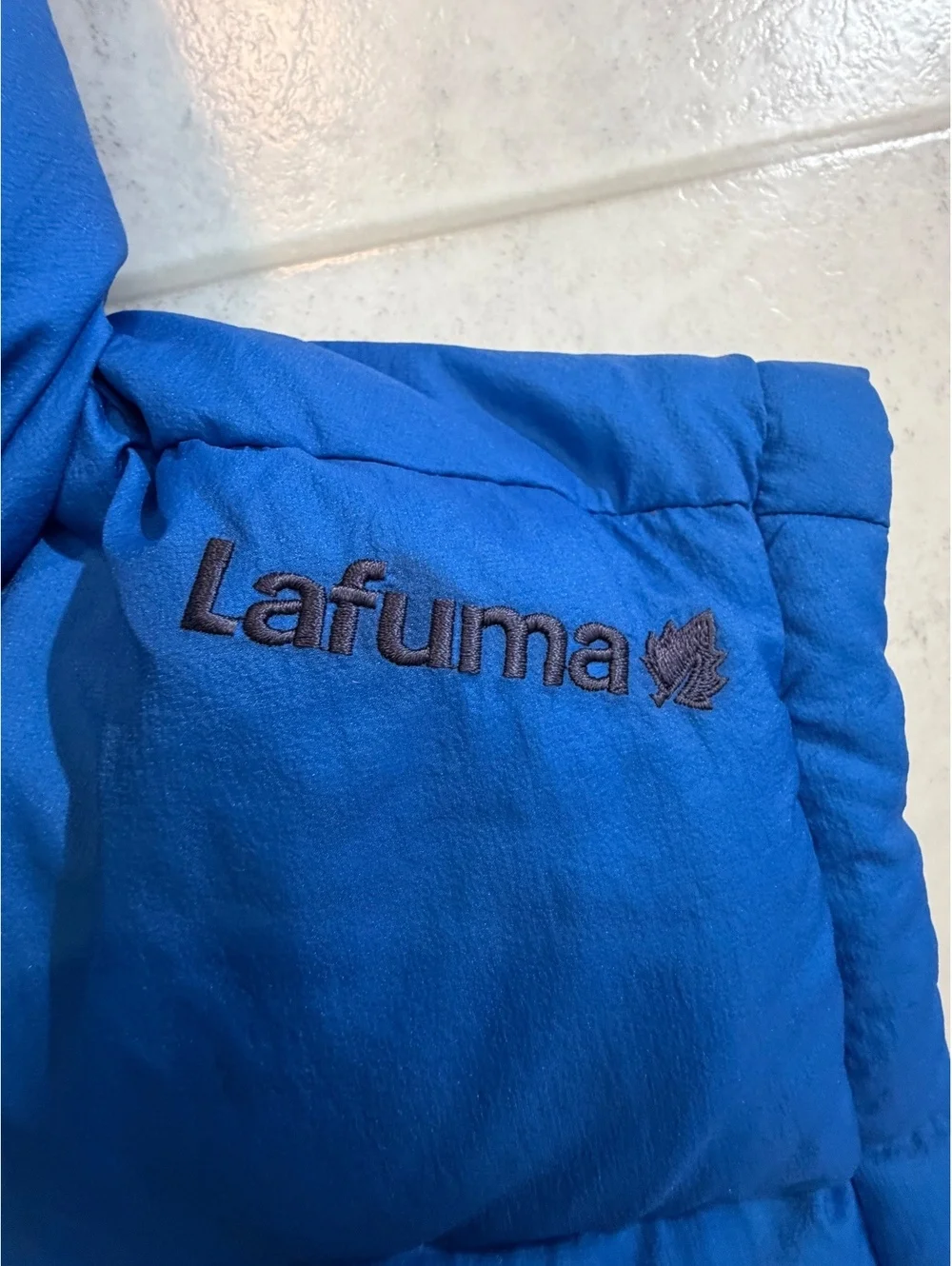 Lafuma blue hooded puffer vest